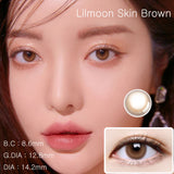 Lilmoon Skin Brown colored contact lenses-lensme
