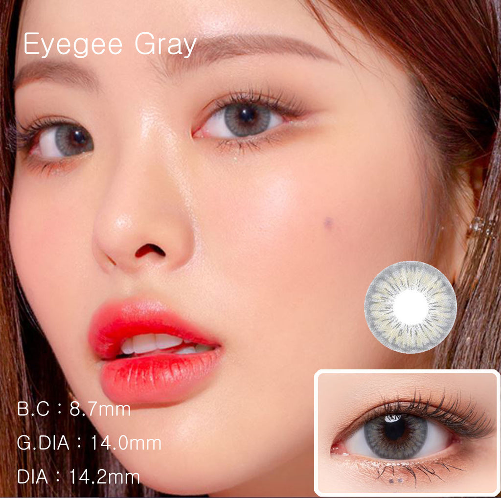 Make Look Eyegee Gray Colored Contact Lenses-lensme