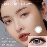 Bagle 3 Color Plus Gray Colored Contact Lenses-Lensme