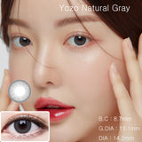 Yozo Natural Gray Colored Contact Lenses-Lensme