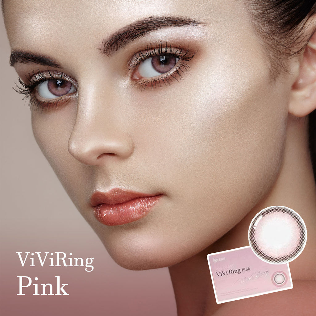 Olens ViViRing Pink Colored Contact Korean Lenses