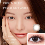 Cubism Silifit Pousse Cafe Choco Colored Contact Lenses - Lensme