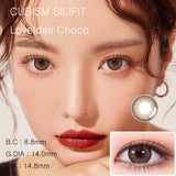 Cubism Silifit Loveldee Choco Colored Contact Lenses-Lensme