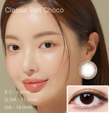 Classic Bell Choco Colored Contact Lenses-Lensme
