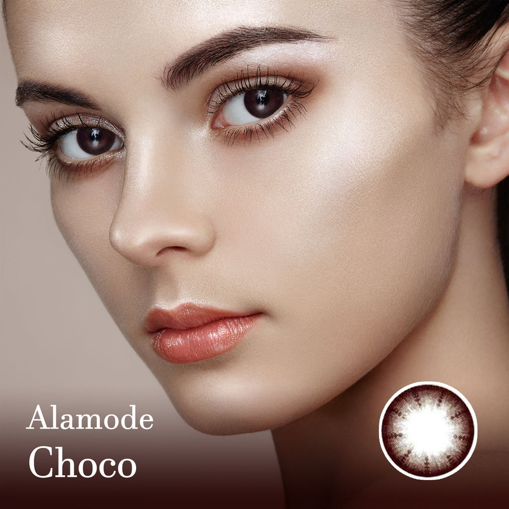 Alamode Choco Colored Contact Lenses-Lensme