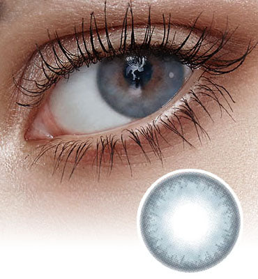 Cocktail Frappe Ash Blue Colored Contact Lenses-Lensme