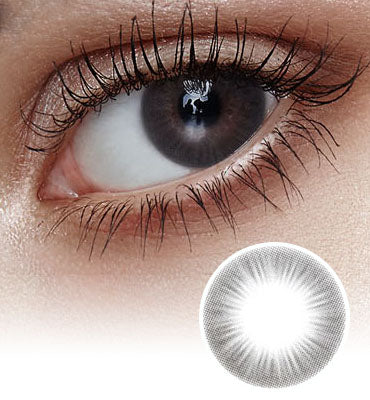 Cocktail Charming Gray Colored Contact Lenses-Lensme