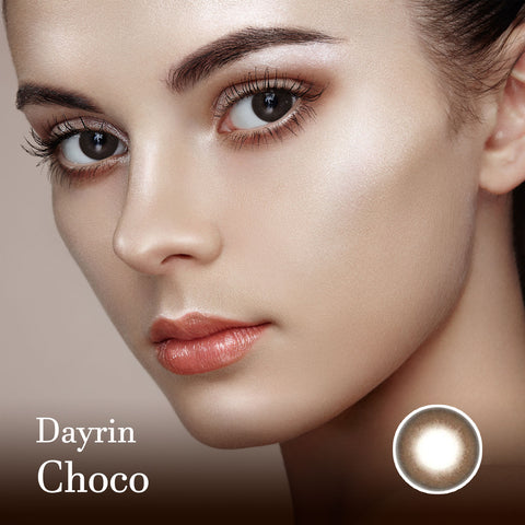 Dayrin Choco Colored Contact Lenses-Lensme