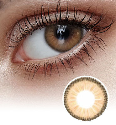 Holoris 3 Color Ginger Brown Colored Contact Lenses-Lensme