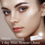 Holoris 1Day Mousse Choco Colored Contact Lenses-Lensme