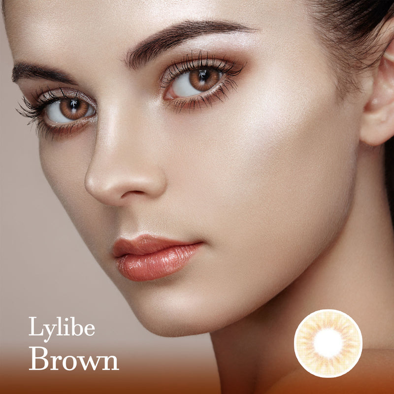 Lylibe Brown Colored Contact Lenses-Lensme