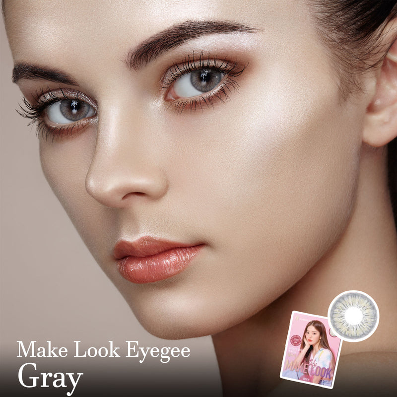 Make Look Eyegeed Gray Colored Contact Lenses