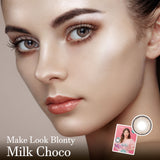 Make Look Blonty Milkchoco Colorec Contact lenses-Lensme