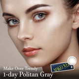 Make Over Trendy Politan Gray (20P) Colored Contact Lenses - Lensme
