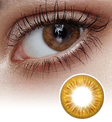 Mega Look M3 Brown Contact Lenses-DIA 14.7mm