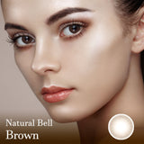 Natural Bell Brown Colored Contact Lenses-Lensme