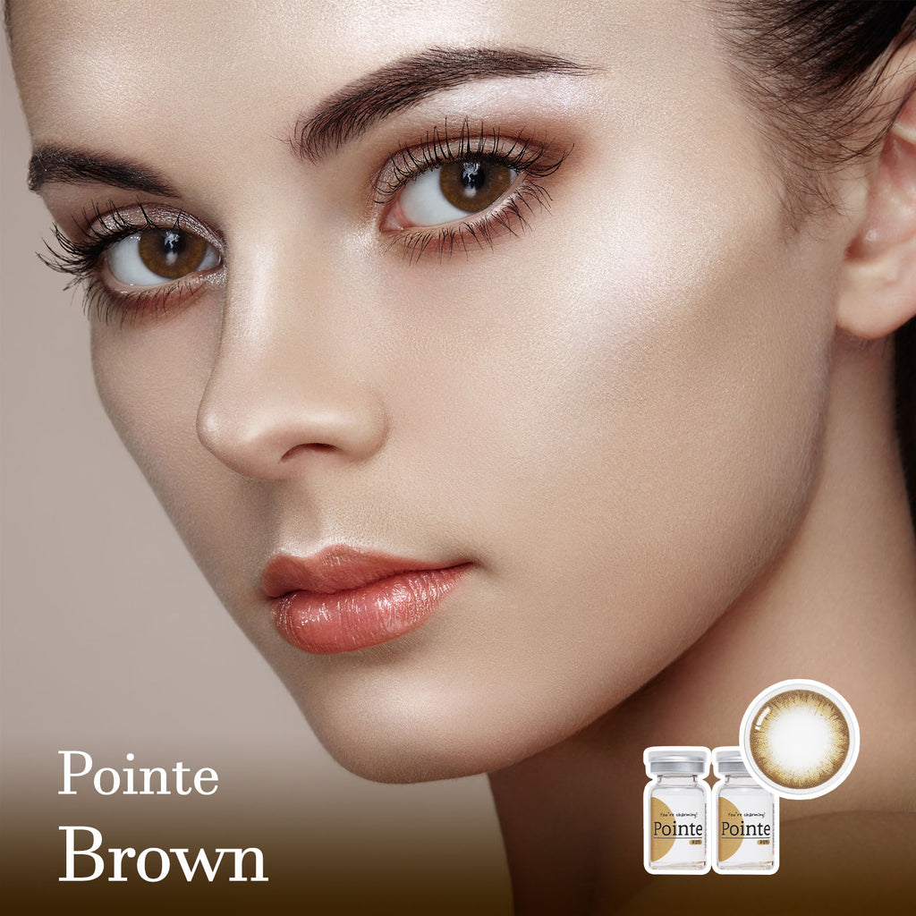 Pointe Brown Colored Contact Lenses-Olens