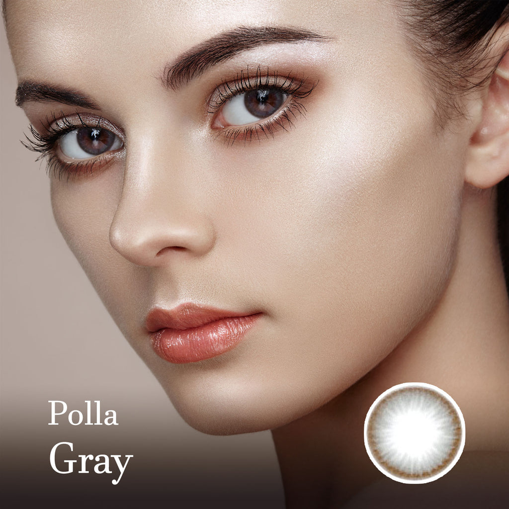 Olens Polla Gray Colored Contact Lenses