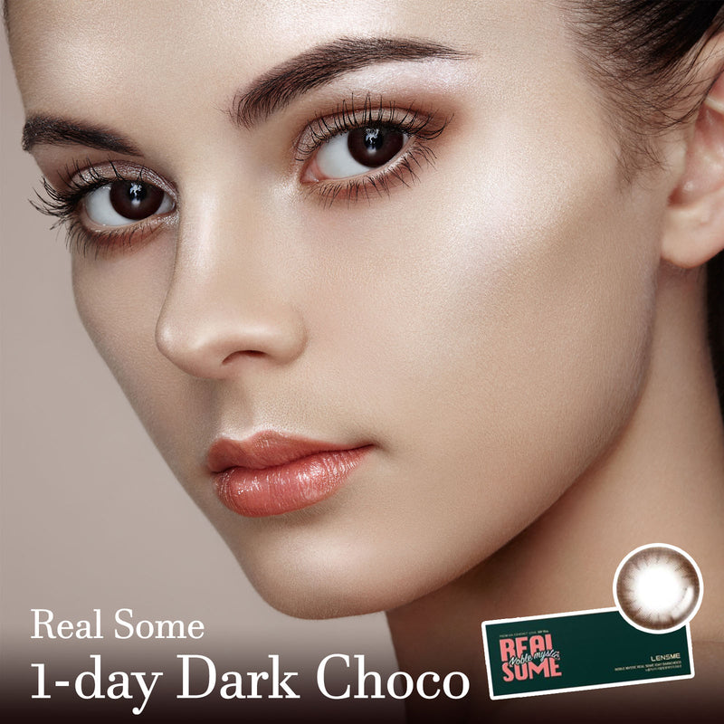 Real Some Dark Choco (30P) Colored Contact Lenses - Lensme
