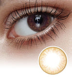 Shine Ample Mild Brown Colorec Contact Lenses- Lensme