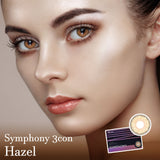 Olens Symphony 3 Con Hazel Colored Korean Contact Lenses-olens