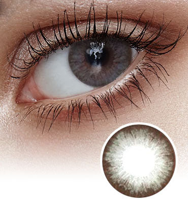 Talk Talk Sugra Gray Colored Contact Lenses - Olens