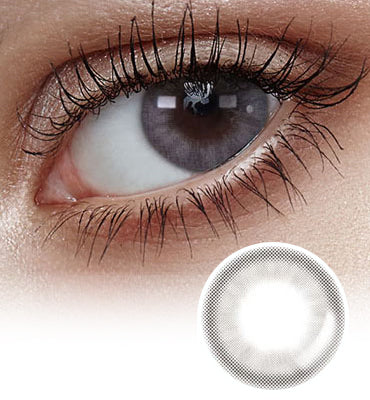 Eye Bridge Gray Colored Contact Lenses-Lensme