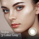 Seolem 3 Color Gray Contact Lenses-Olens