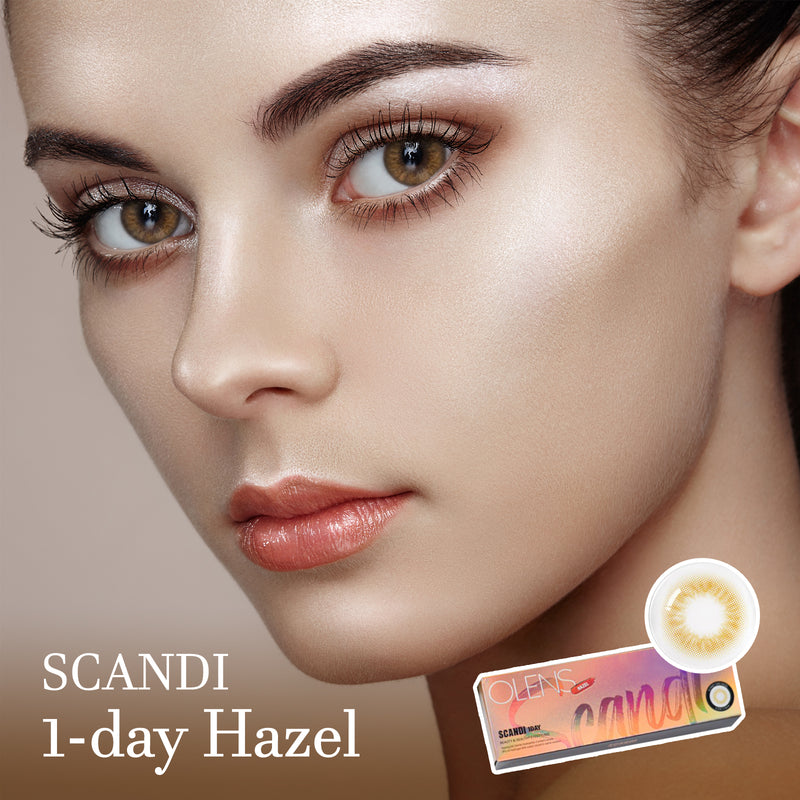 Scandi 1Day Hazel Colored Contact Lenses - Olens