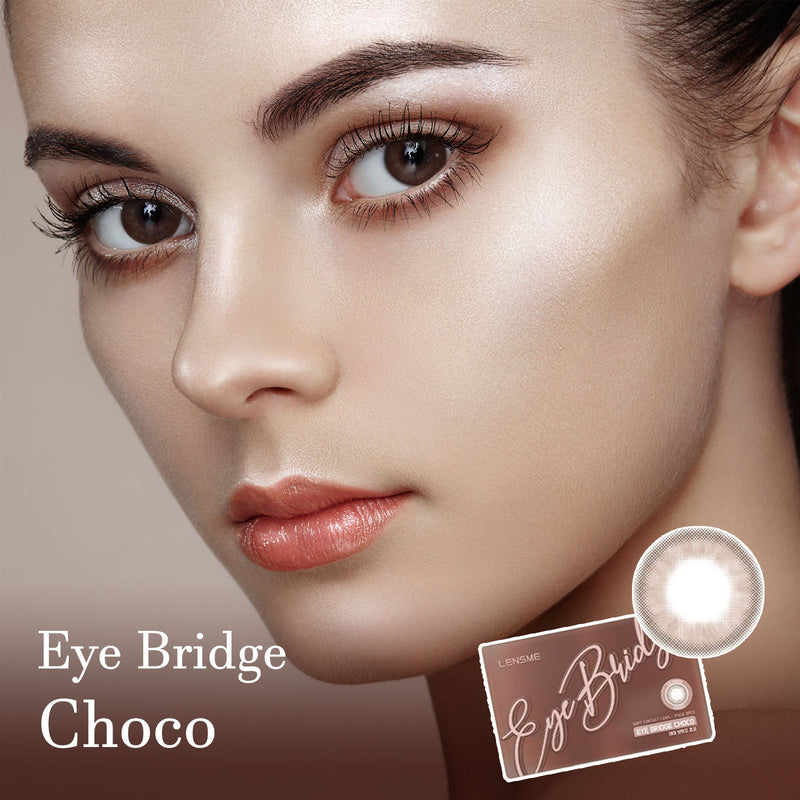 Eye Bridge Choco Colored Contact Lenses-Lensme
