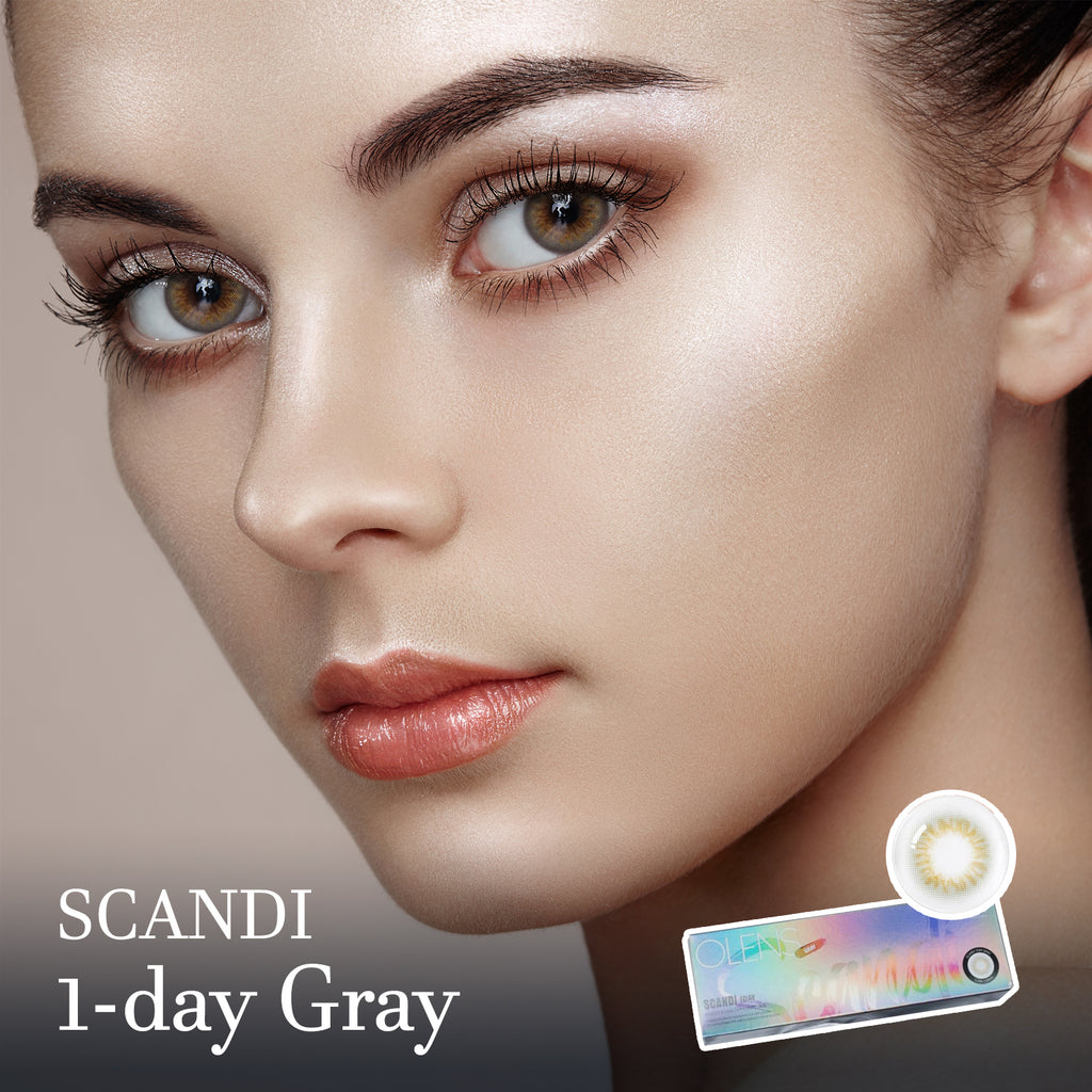 Scandi 1Day Gray Colored Contact Lenses - Olens