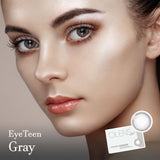 Eyeteen Gray Colored Contact Korean Lenses - Olens