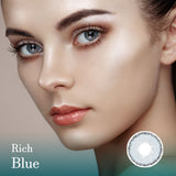 Ric Blue Colored Contact Korean Lenses-olens