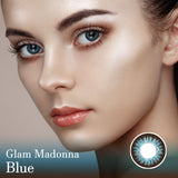 Glam Madonna Blue Colored Contact Lenses-Olens