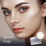 Olens Spanish Real Gray Colored Korean Contact Lenses-Olens